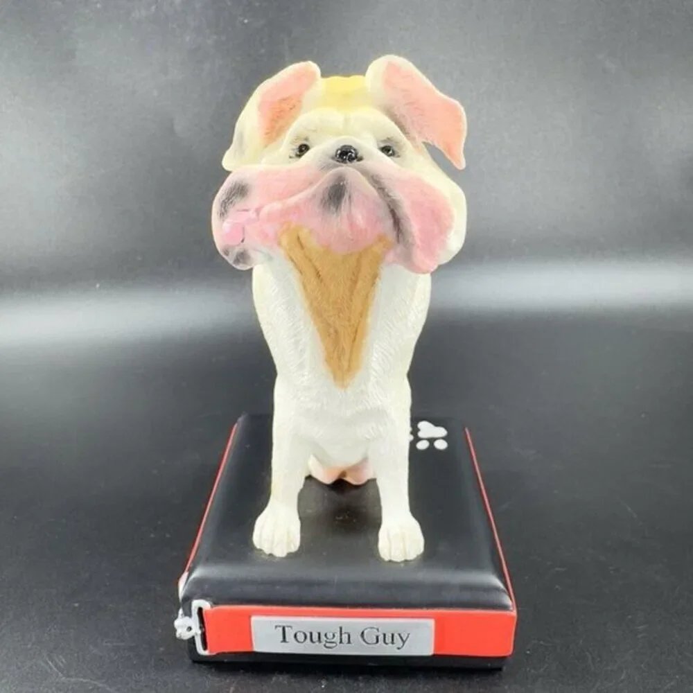 Twisted Whiskers Tough Guy Dog Figurine‎ Because Life Can Be Ruff Resin Figure